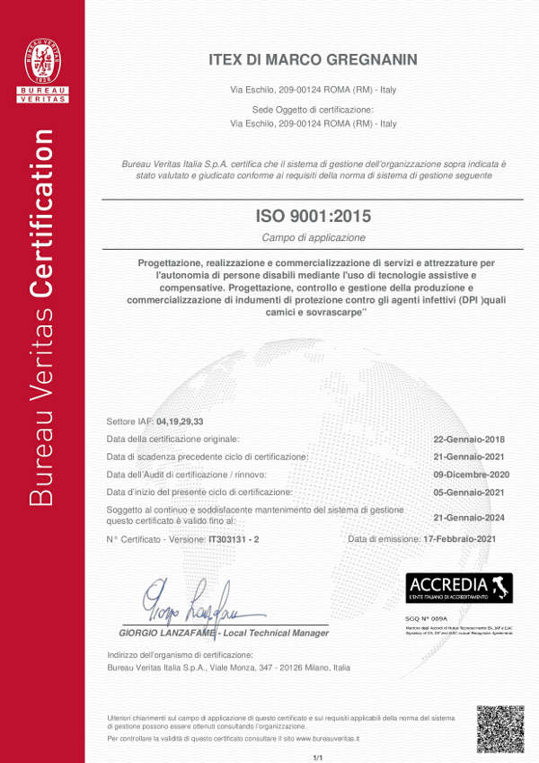 Certificazione ISO 9001